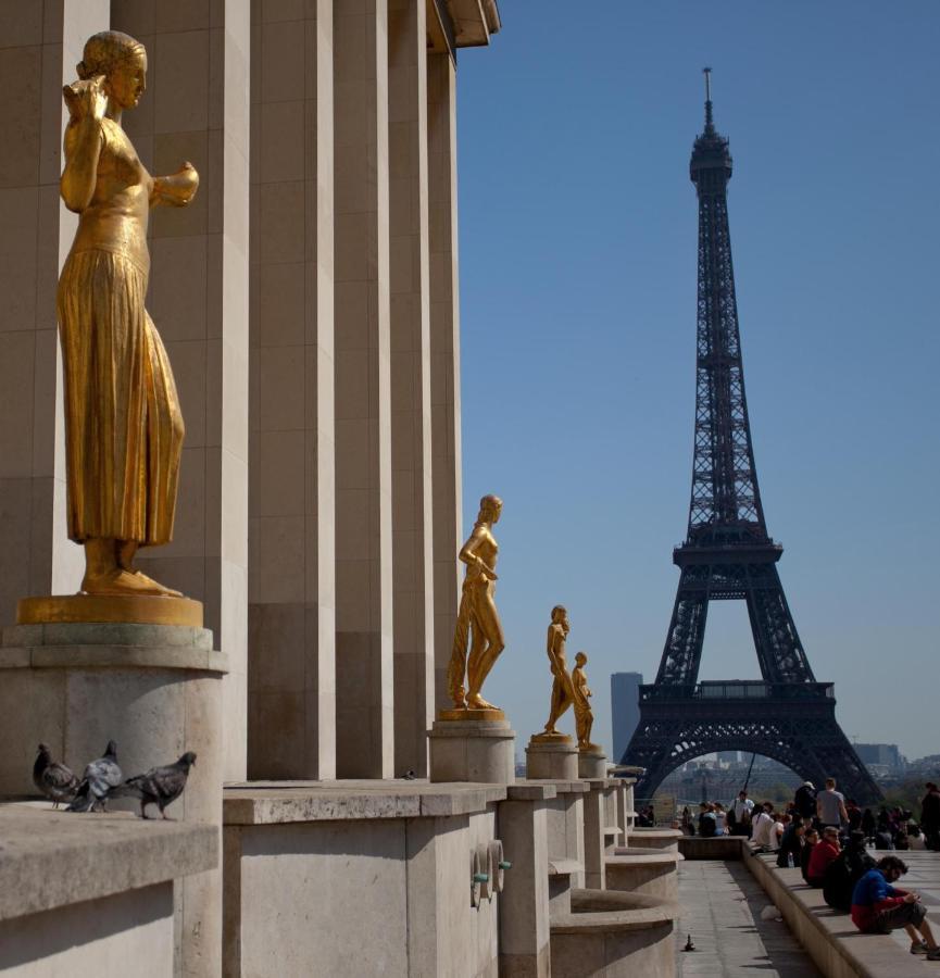 Trocadero- 2 Pieces Lumineux Daire Paris Dış mekan fotoğraf